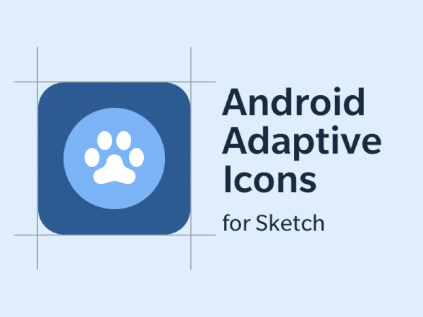 Adaptive Icon Sketch Template Preview Image